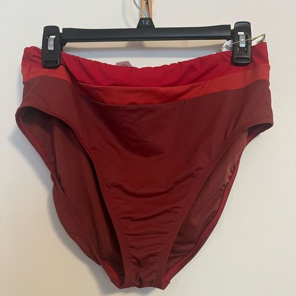 Stylish Red Women's Swim Bottom - Picture 1 of 4